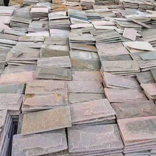 黃木紋蘑菇石文化石生產廠家 鼎巖石材